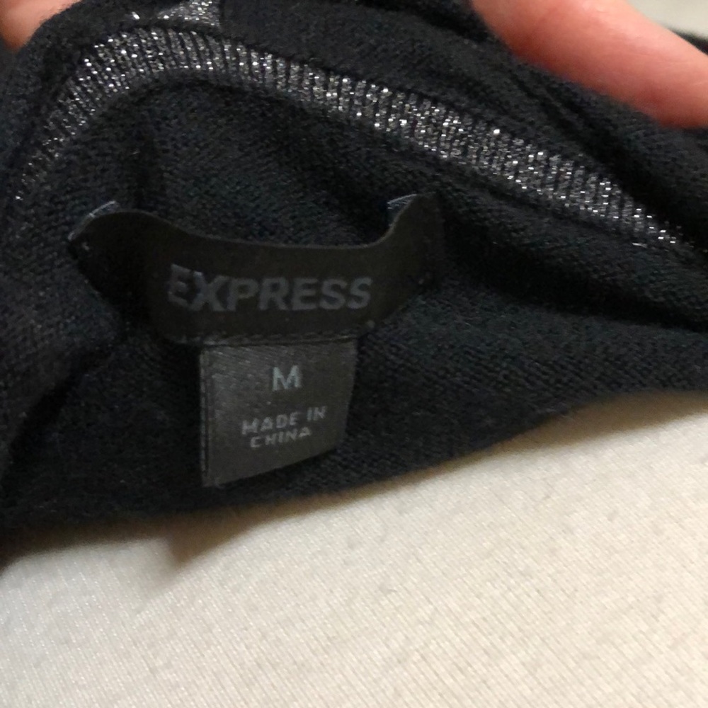 Express Light weight wool blend  Cowl sweater M - Picture 5 of 7